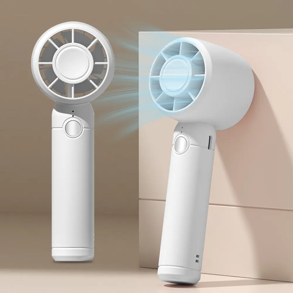 Handheld Cooling Fan, 2026 Compact Portable USB Rechargeable Mini Air Cooler for Travel, Daily Use, Compact Portable Fans