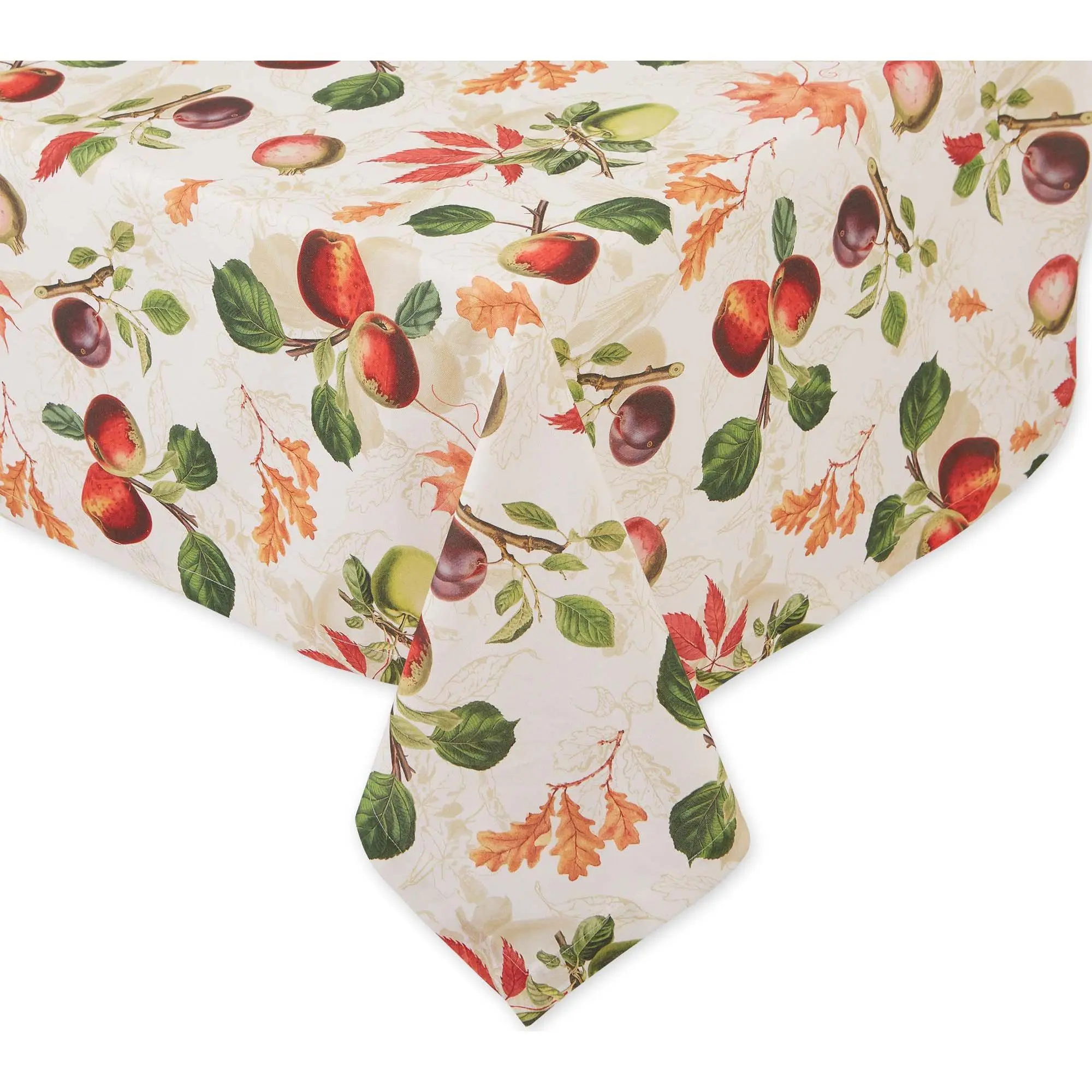 Design Imports Orchard Botanical Printed Tablecloth 52" x 52"