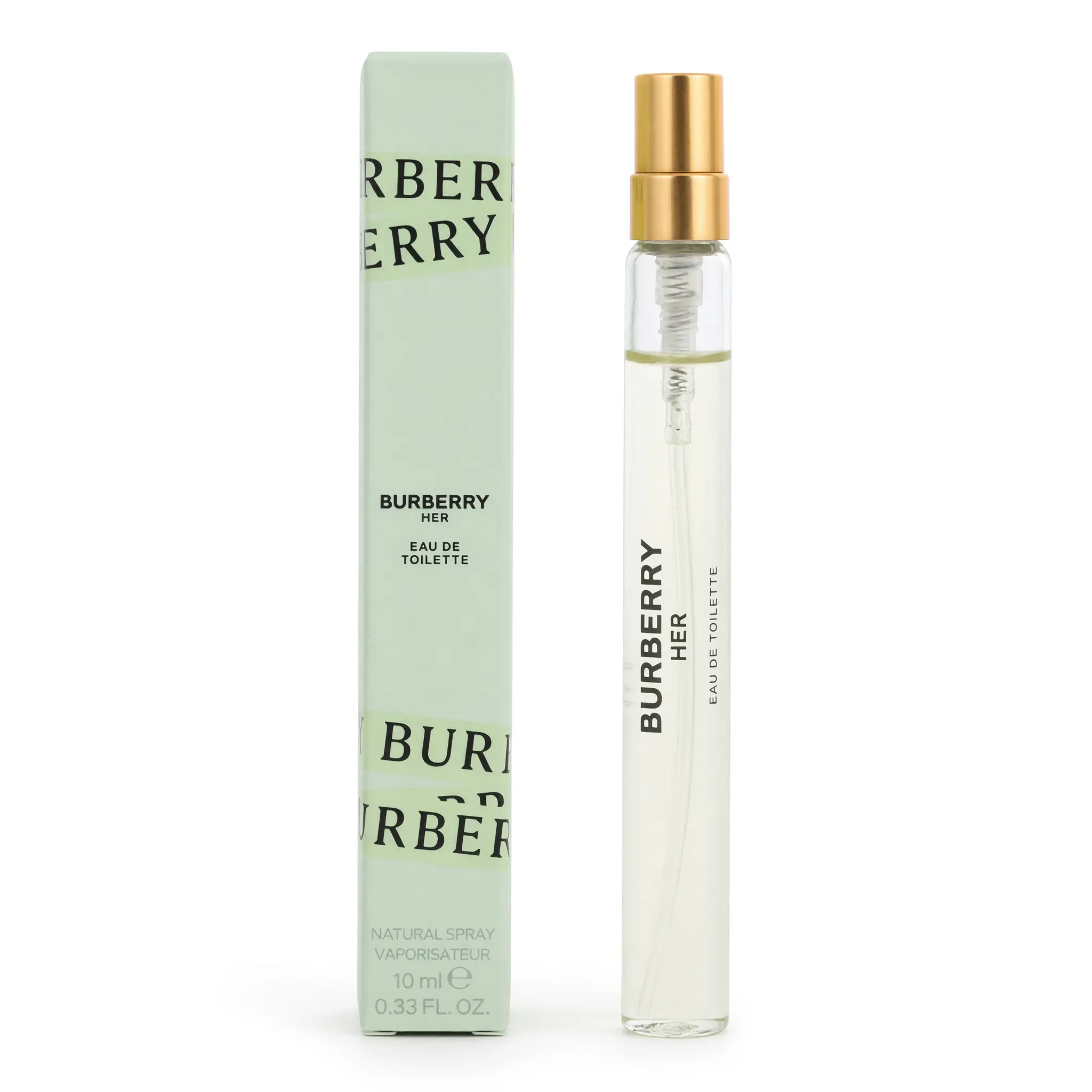 BURBERRY Her EDT Spray for Women, Fruity Floral Perfume with a Fresh Aroma of Juicy Berries & Jasmine, 0.33 fl oz, Female Wear
