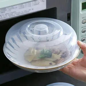 Microwave Safe Round Plastic Bowl Lid, Insulated Vegetable Cover, Heat Resistant Food Lid, Splash Guard, Refrigerator Odor Proof, Kitchen Storage, Kitchen Gadgets, Kitchenware