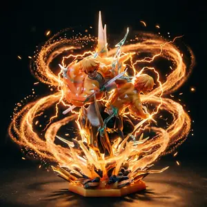 The ultimate gift for any collector!  Check out the insane detail on this battle statue. Features interchangeable heads and a stunning light-up base.  #GiftIdeas #FigureCollection #GeekDecor #CoolGadgets