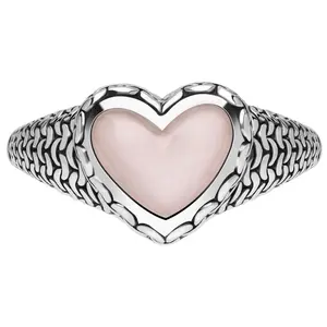 Tiffany Kay Studio Sterling Silver Rose Quartz Heart Ring
