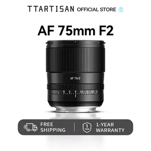 TTARTISAN AF 75mm F2 Full Frame Auto Focus Lens for Sony E / Nikon Z / Fuji X / L Mount — Smooth Bokeh Portrait Lens