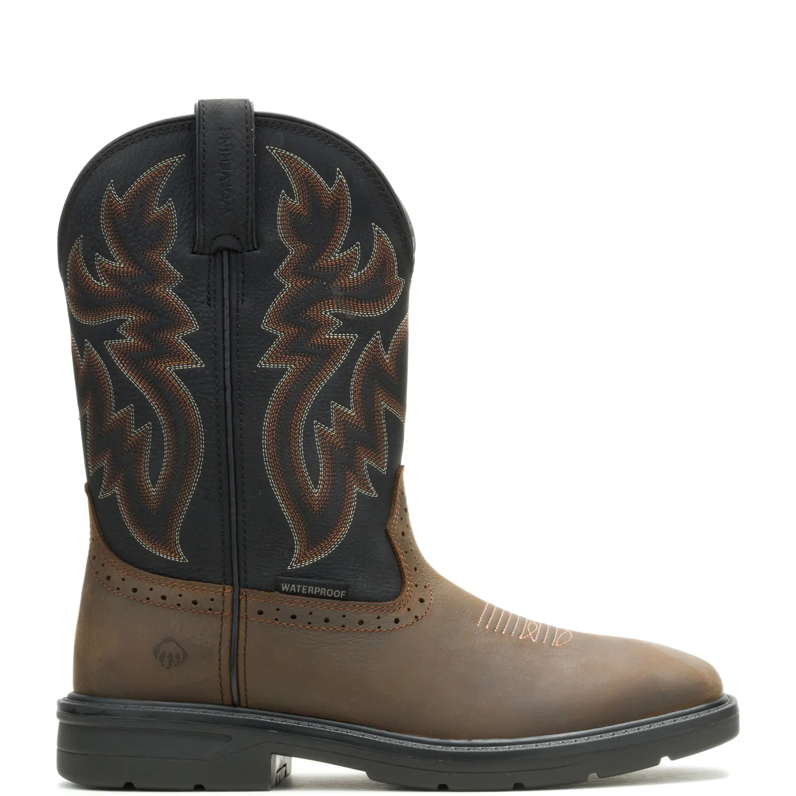 Wolverine Rancher Level Waterproof Wellington Mens Brown Work & Safety Boots