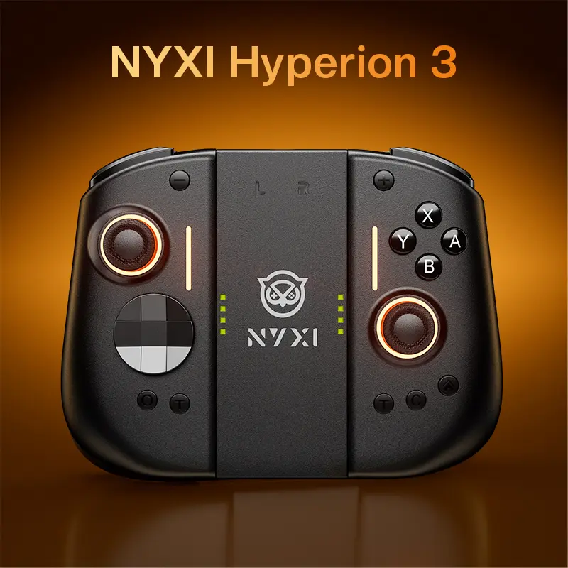 NYXI Hyperion 3 Switch 2 Controller – World's First Third-Party Wireless Controller for Switch 2, Hall Effect Joystick, 9-Axis Gyro, Full Mechanical Buttons, Dual Back Buttons & Adjustable Vibration