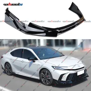 2025-2026 Toyota Camry SE XSE Front Bumper Lip Kit | Gloss Black Air Dam Splitter | Fits SE XSE Without DRL Without Fog Lights | Not Compatible LE XLE | Direct Fit Sport Body Accessories