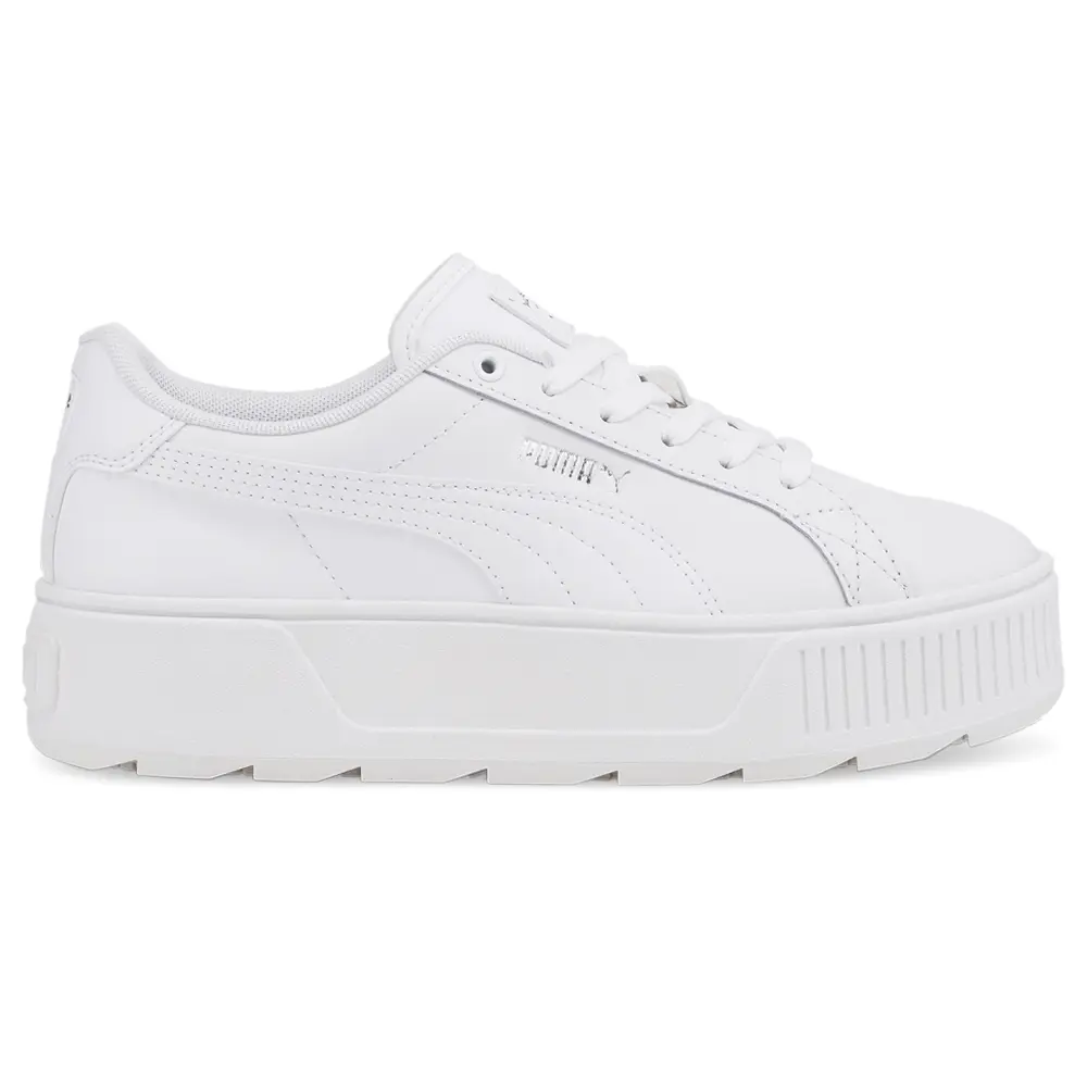 PUMA Womens Karmen L Platform Sneakers Shoes Casual - White