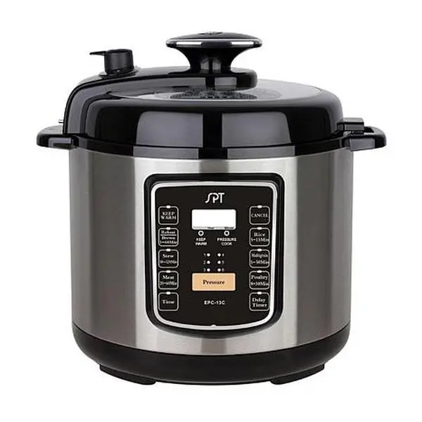 Sunpentown SPT 6.5-Qt Stainless Electric Pressure Cooker w/ Quick Release Button Sunpentown SPT 6.5-Qt Stainless Electric Pressure Cooker w/ Quick Release Button