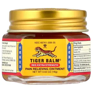 Tiger Balm Pain Relieving Ointment, 0.63 oz (18 g) | HSA/FSA Eligible