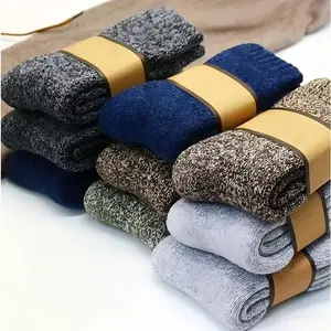 10Pairs Double Best Socks Women Men's Thickened Towel Socks Men's Winter Tube Socks Outdoor Mountaineering Socks Floor Socks