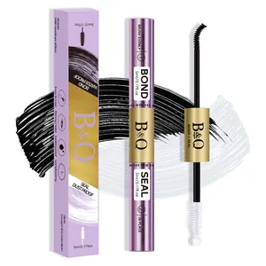 【Upgrated Bond & Seal 】B&Q ONE WEEK Lash Glue Long Lasting Lash Application Tools Glue & Seal, Makeup Cosmetic Black White Glue Water Pool Proof  No Latex