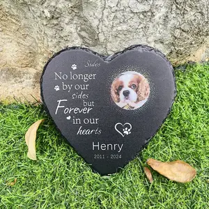Personalized Pet Memorial Stone | Custom Dog or Cat Grave Marker | Pet Headstone for Garden | Loss of Pet Gift | Pet Grave Tribute Keepsake