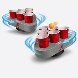 Whirl Pong™ - Spinning Cup Pong Game | Alabama Crimson Tide (Set of 2)