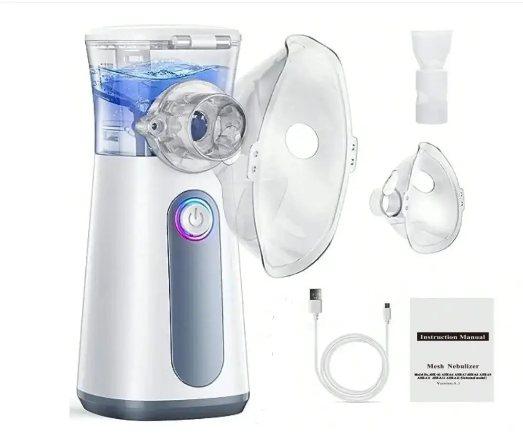 1 Pcs Portable Handheld Mist Sprayer with Built-in Lithium Battery, USB Rechargeable Personal Hydration Device for Home & Travel