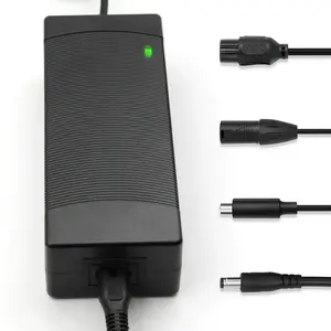 54.6V 2A Charger for 48V-54.6V Lithium Battery Charger, with 5.5x2.1mm Jack Round Connector, for GOTRAX GXL V2, G2, G3, G4, Apex, Glider, XR Elite, XR Ultra