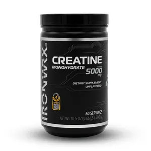 Creatine Monohydrate Powder – 5g Pure Creatine per Scoop, Zero Sugar | IRONWRX