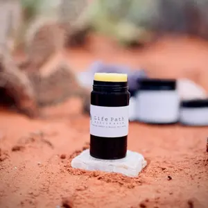 Life Path Balm 1 oz Roller - Natural Pain Reliever with Comfrey Oil, Shea Butter, and Essential Oils - Therapy, Healthcare