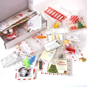 Christmas Gift Box Set, 24 Days Countdown Puzzle Design, Seasonal Decor & Daily Surprise, Perfect Holiday Collection Item, Party Gift Packs