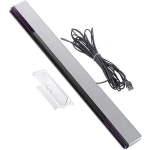 USB Sensor Bar for Wii, Replacement Wired Infrared Ray Sensor Bar for Nintendo Wii and Wii U Console