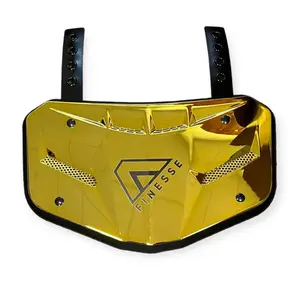 Gold Chrome Grind Football Back Plate