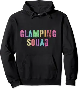 Happy Glamper Girl GLAMPING SQUAD Camping Team Glampy Boy Pullover Hoodie - Lydiagarcia Shop 36B0B72HYJ2K