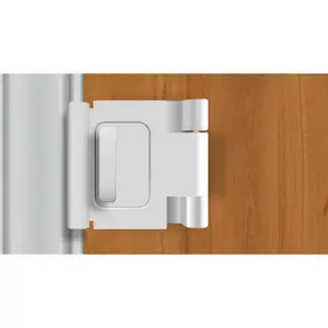 212 MAIN DG01 Outdoor Guardian Safety Lock for Outswing Doors - White, Door Security, Childproofing, Easy Installation, VHB Tape