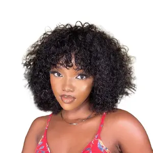 LUVME Live-streaming | Beginner Friendly Water Wave Minimalist Lace Glueless Short Wig With Bangs LUVME Live-streaming | Beginner Friendly Water Wave Minimalist Lace Glueless Short Wig With Bangs