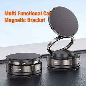 Universal Vacuum Magnetic Car Phone Holder 360° Rotatable MountAdjustable Swivel Lock Suction Cup Phone Stand For Car/Gym/Mirror Car Mount Dashboard Cell Phone Mount