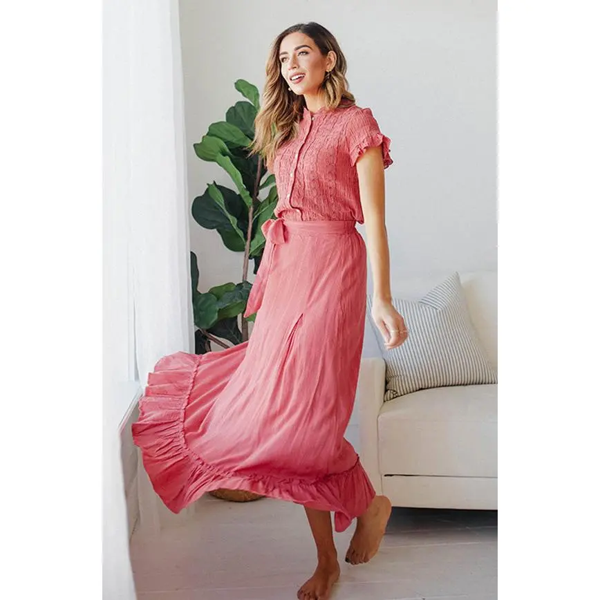 Palm Springs  Maxi Skirt - Maternity Friendly - FINAL SALE