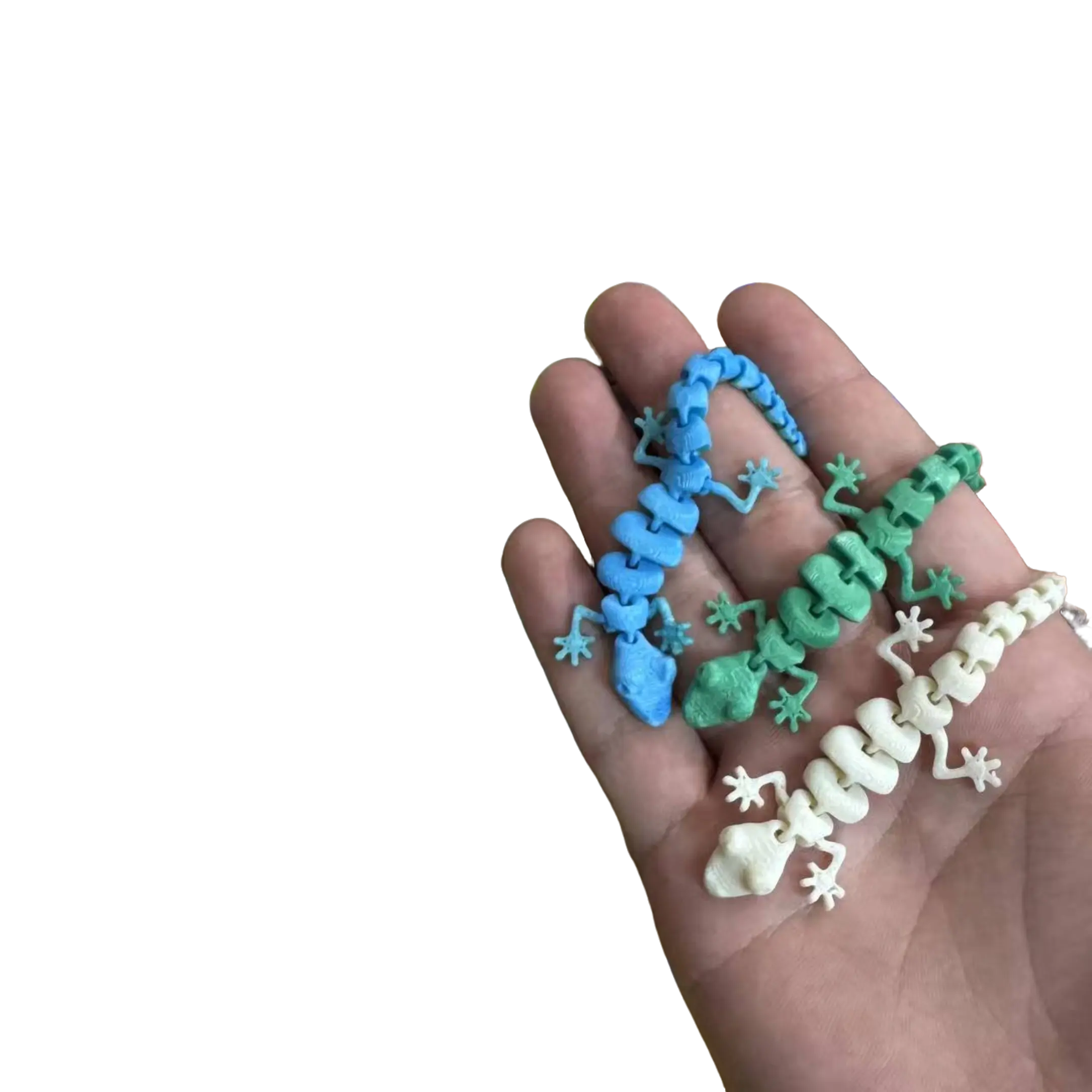 120 pieces of mini 3D printed gradient gecko decorations, suitable for home, car and desk decoration. Applicable for Christmas, Halloween, Easter, birthday gifts, party gifts, decoration and Halloween and Christmas decorations. Fidget owl edgecko print