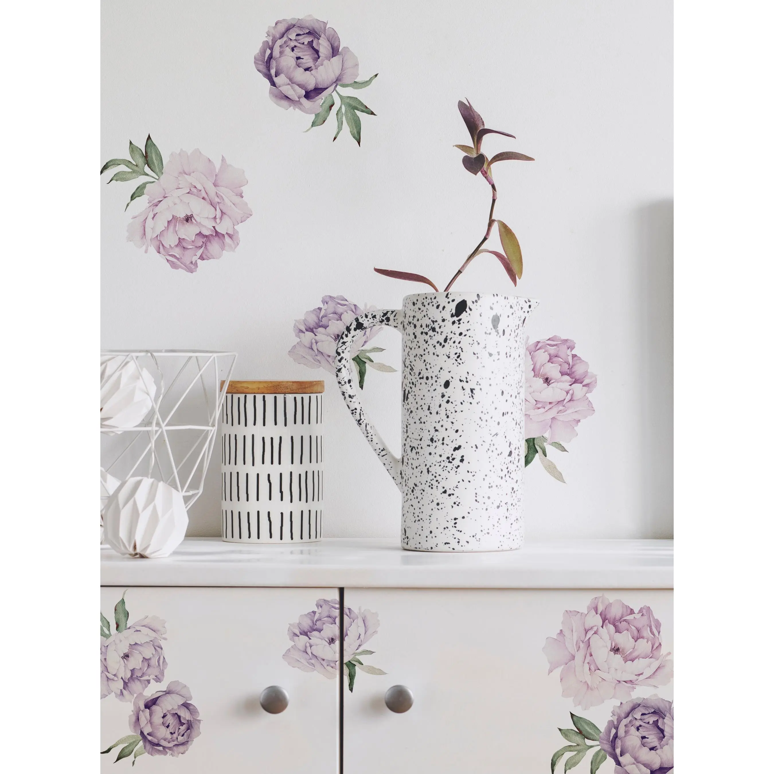 Small Peony Wall Stickers