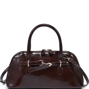 The Rachel Satchel Bag- Chocolate