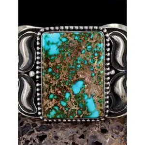 Native American Indian Jewelry Royston Turquoise Cuff Bracelet