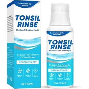 Tonsil Stone Remover Mouthwash | Natural Oral Rinse for Bad Breath, Dry Mouth Relief & Tonsil Care – Fresh Mint, 100ml