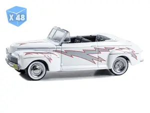 48 PACK 1948 Ford De Luxe Convertible Greased Lightnin' - Grease 1978 (Hollywood Series 40) Diecast 1:64 Scale Model - Greenlight 62010A