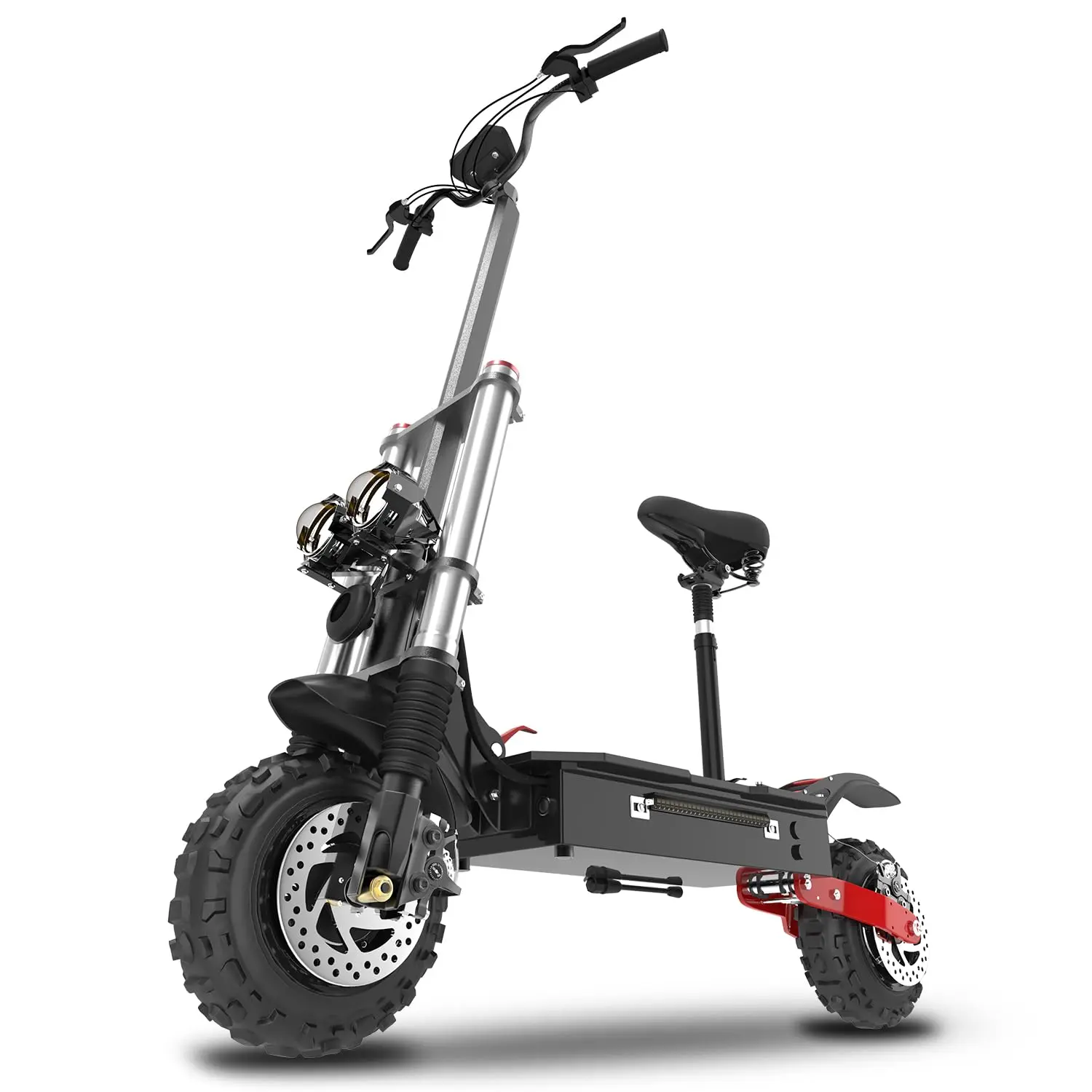 X60 Electric Scooter Foldable for Adults with 6000W Dual Motors 11 Inch Off-Road Tire Hydraulic Shock Absorbers