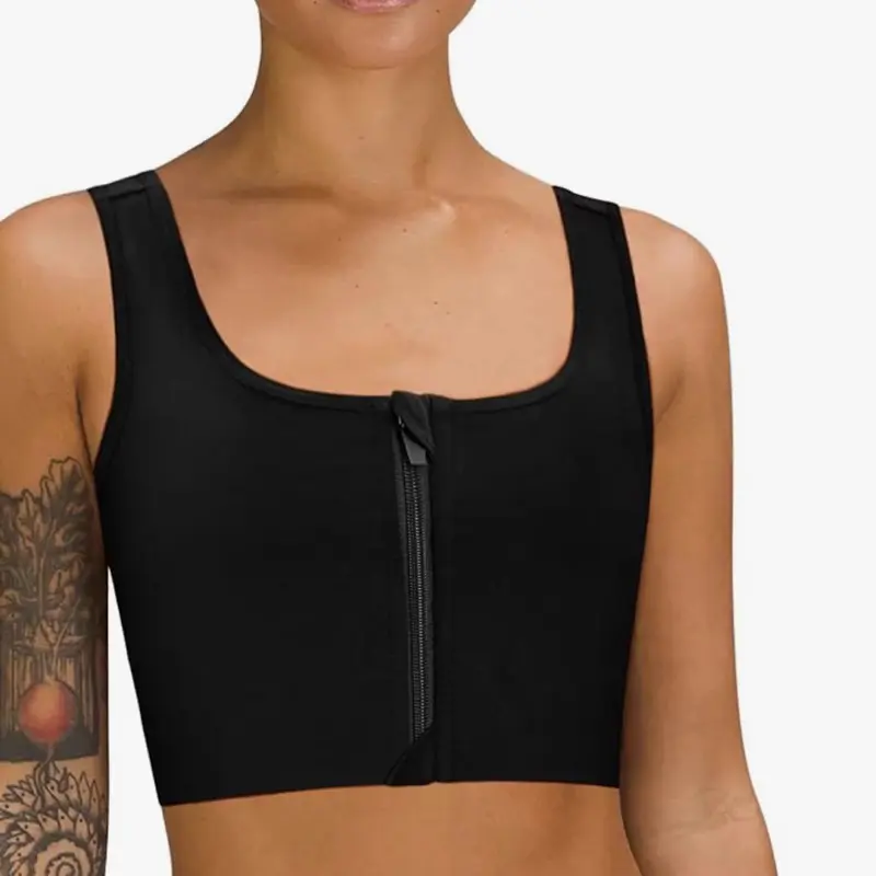 Chest Binder Transgender Front Zipper Binder Bra Chest Binder Transgender Front Zipper Binder Bra