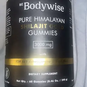 Product Review of Be Bodywise by Root Labs Pure Himalayan Shilajit Gummies | New Year New Me Edition | 3000 mg with KSM-66 Ashwagandha, Gokshura, Saffron, Black Musli | Fulvic Acid & 85+ Trace Minerals | No Added Sugar | Natural Strength, Focus & Stamina Support from m**e