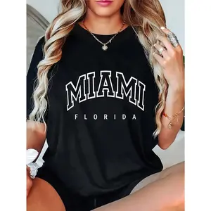100% Cotton Miami - Florida - Throwback Design - Classic T-Shirt