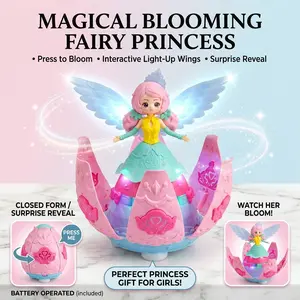Dancing Princess Toy for Girls – 360° Spinning Doll with Music & Lights, Mother’s Day Love from Mom, Perfect Children’s Day Gift for Toddlers & Little Girls