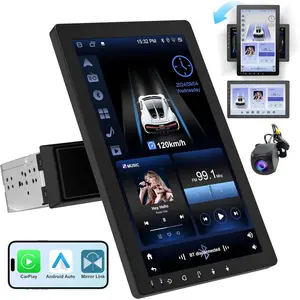 10.1" Rotatable  Screen  Stereo Single Din - Android 13,  /, 4-Core CPU, 2GB+32GB, GPS Navigation, Hi-Fi Sound,  4.2, AHD Backup Camera (Vertical Fit)