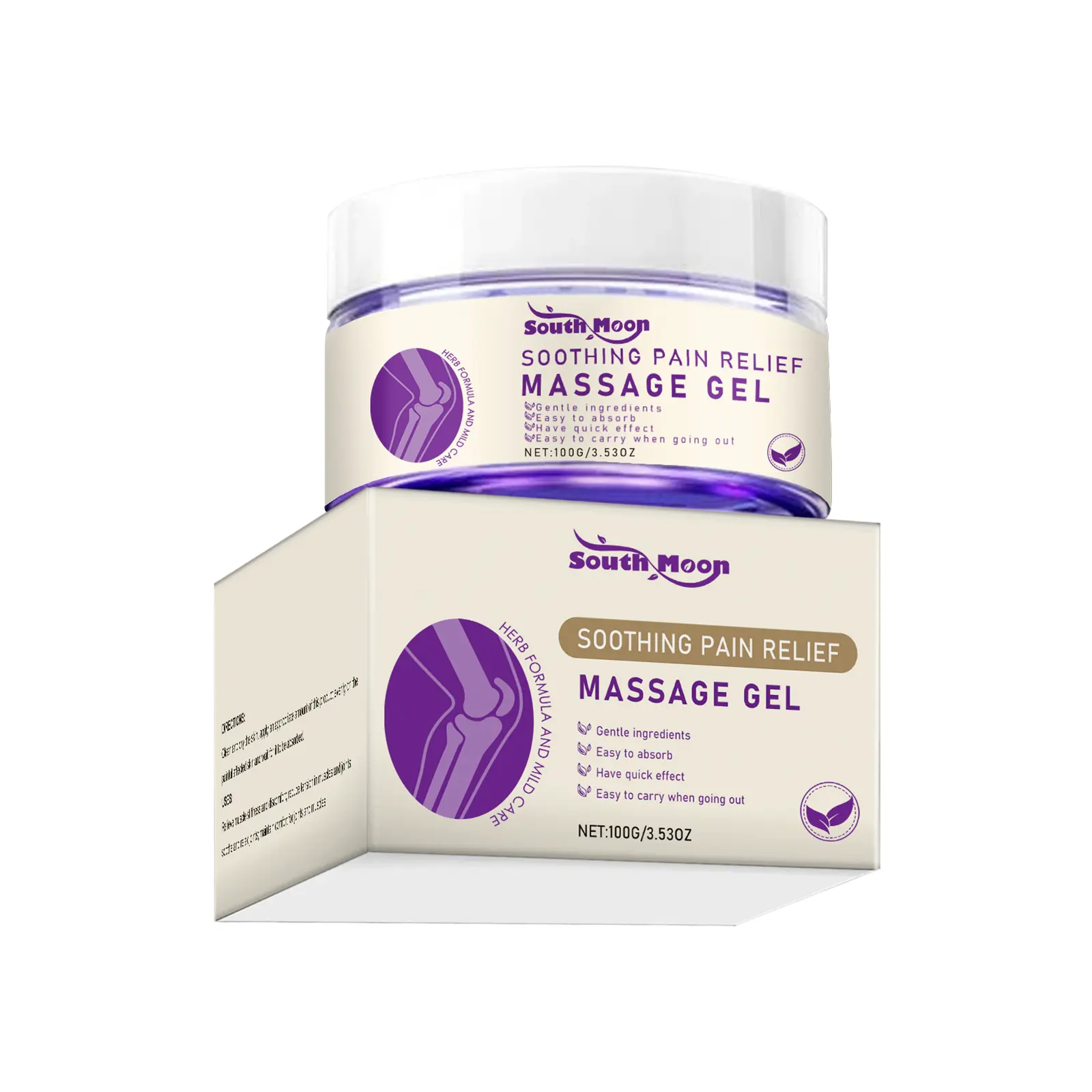 South Moon Body Care Gel - External Application for Daily Joint Comfort (Knees, Elbows, Shoulders)