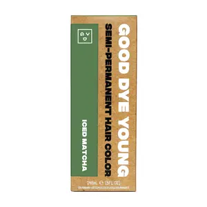Good Dye Young Iced Matcha Semi-Permanent Hair Color Cream - Soft Green with Warm Undertones, Vegan & Cruelty-Free, 12-16 Washes