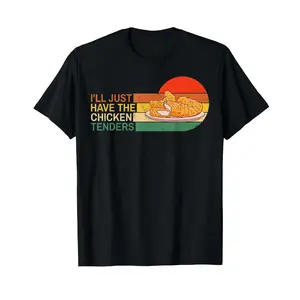 I'll Just Have The Chicken Tenders Funny Retro T-Shirt