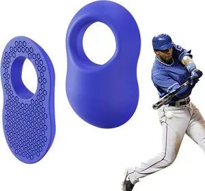 2 Pack Batter's Baseball Thumb Guard for Pro Batters Hitter Training Aid Thumb Guard Baseball & Softball Baseball Batting Grip Baseball Accessories Baseball Training Equipment Reduce Bat Sting-Black