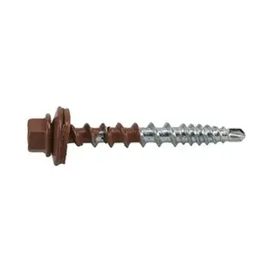 Hillman Fasteners 250 Piece Self Drilling Powerpro Metal to Wood Roofing Screws Hillman Fasteners 250 Piece Self Drilling Powerpro Metal to Wood Roofing Screws