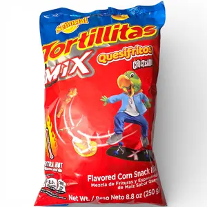 Señorial Tortillitas Mix Quesifritos Chilteado 250 g - Delightful Snack or Meal Option with Variety of Flavors for Parties and Gatherings