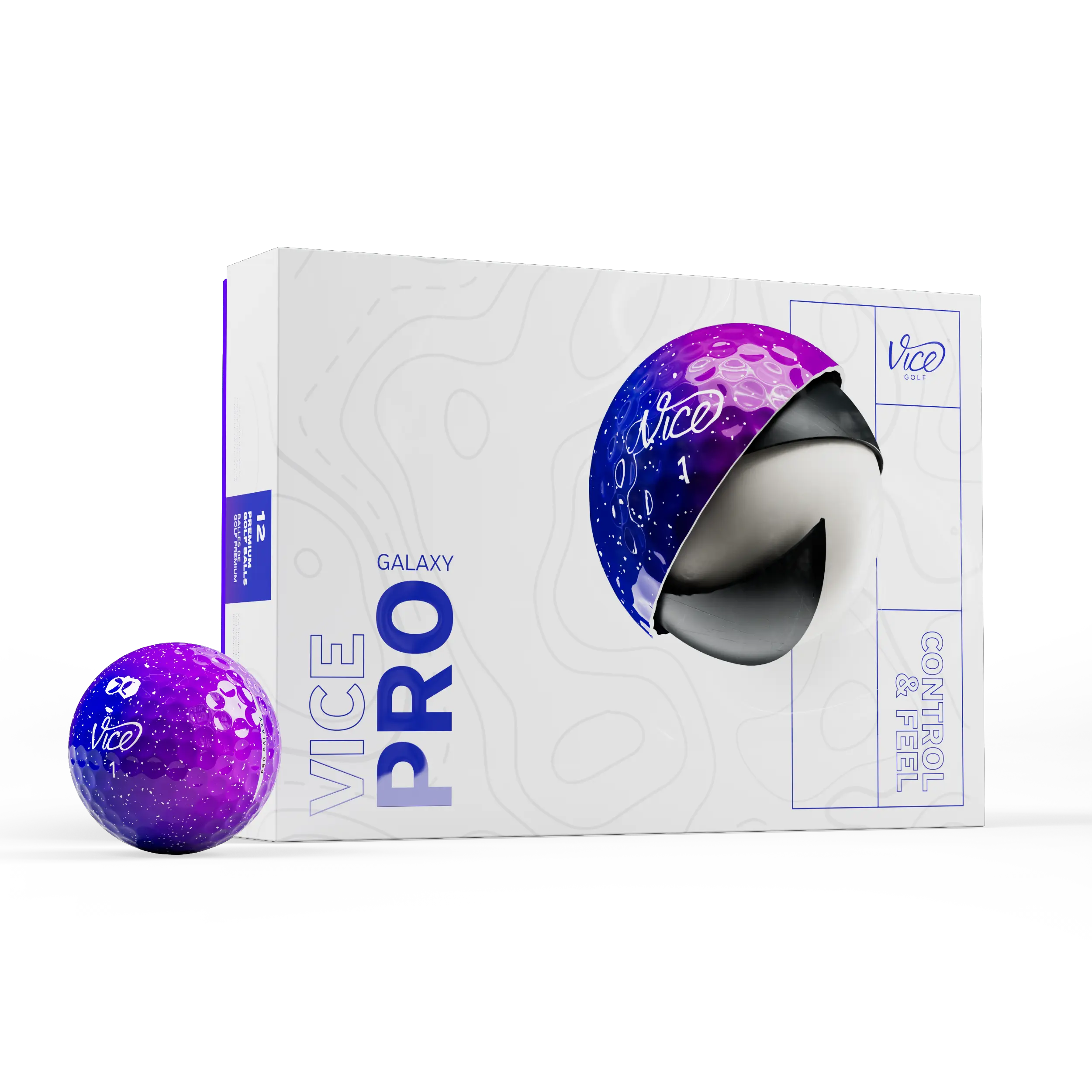 Vice Pro Galaxy Golf Ball
