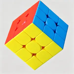 Moyu Meilong 3C Speed Cube 3x3x3 Stickerless Magic Cube Fast Smooth Turning Vivid Colour 3D Puzzle Brain Toy Travel Games Quicker Than Original