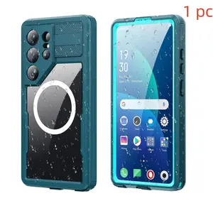 Waterproof Phone Case for Samsung Galaxy S26Ultra/S26Plus, Magnetic Wireless Charging Support, Full Coverage, Anti-Drop Shockproof Dust Proof